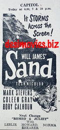 Sand, The (1949) Press Advert. - www.desimovies.biz