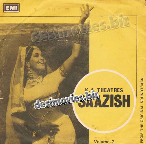 Saazish (1976) - 45 Cover