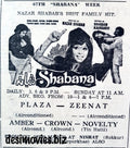 Shabana (1977) Press Advert - 67th week - www.desimovies.biz