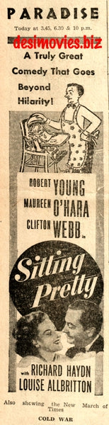 Sitting Pretty (1948) Press Advert - www.desimovies.biz