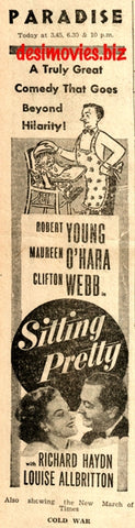 Sitting Pretty (1948) Press Advert