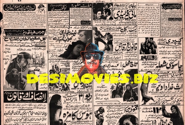 Newspaper Adverts  (1971)  April - www.desimovies.biz
