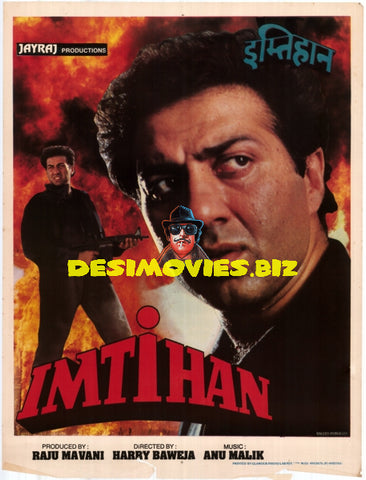 Imtihan (1994) Original Poster - www.desimovies.biz
