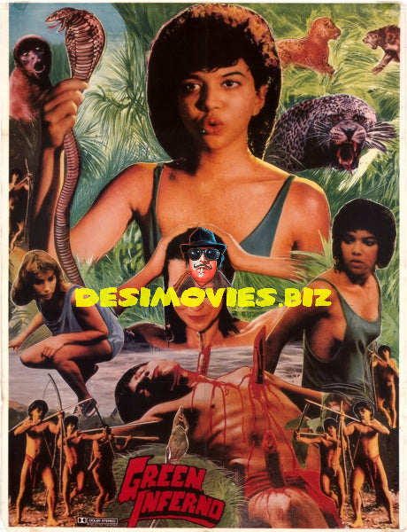 The Green Inferno: Cannibal Holocaust 2 (1988) Original Poster - www.desimovies.biz