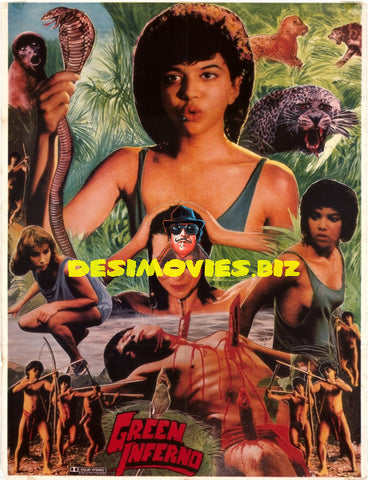 The Green Inferno: Cannibal Holocaust 2 (1988) Original Poster - www.desimovies.biz