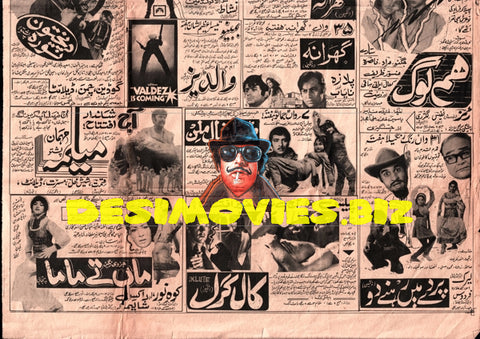 Newspaper Movie Adverts  (1973) - www.desimovies.biz