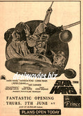 Star Wars (1977) Press Advert (1979) Open in Karachi - www.desimovies.biz