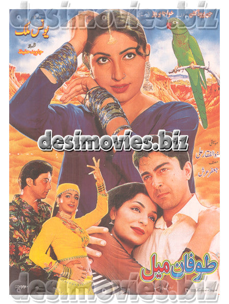Toofan Mail (2001) Lollywood Original Poster - www.desimovies.biz