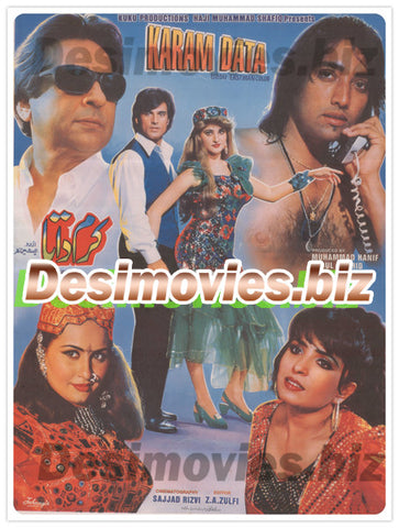 Karam Data (1999) Original Poster - www.desimovies.biz