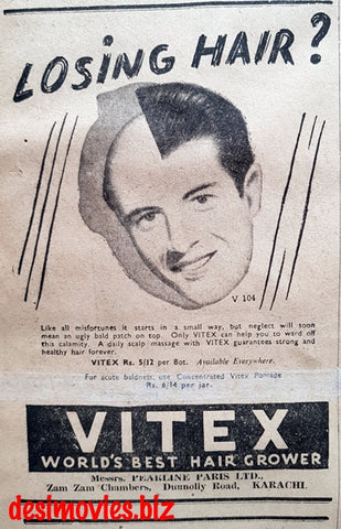 Vitex (1949) Press Advert 1949