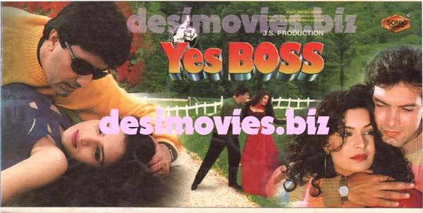 Yes Boss (1997) Audio Cassette Release Party Invitation - www.desimovies.biz